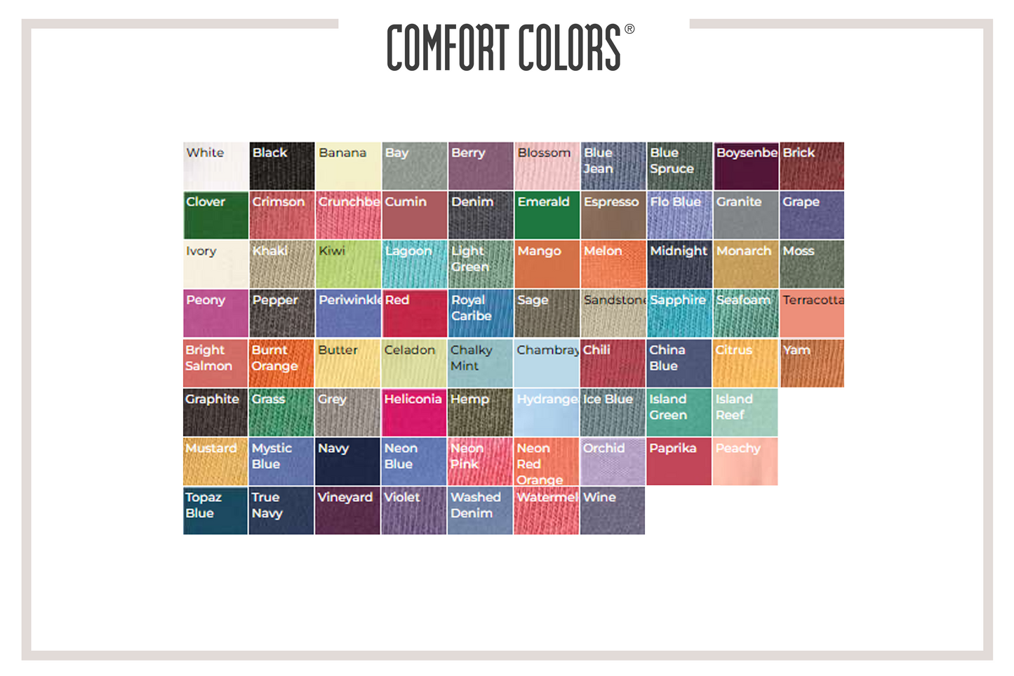 Custom T-Shirt- Comfort Colors