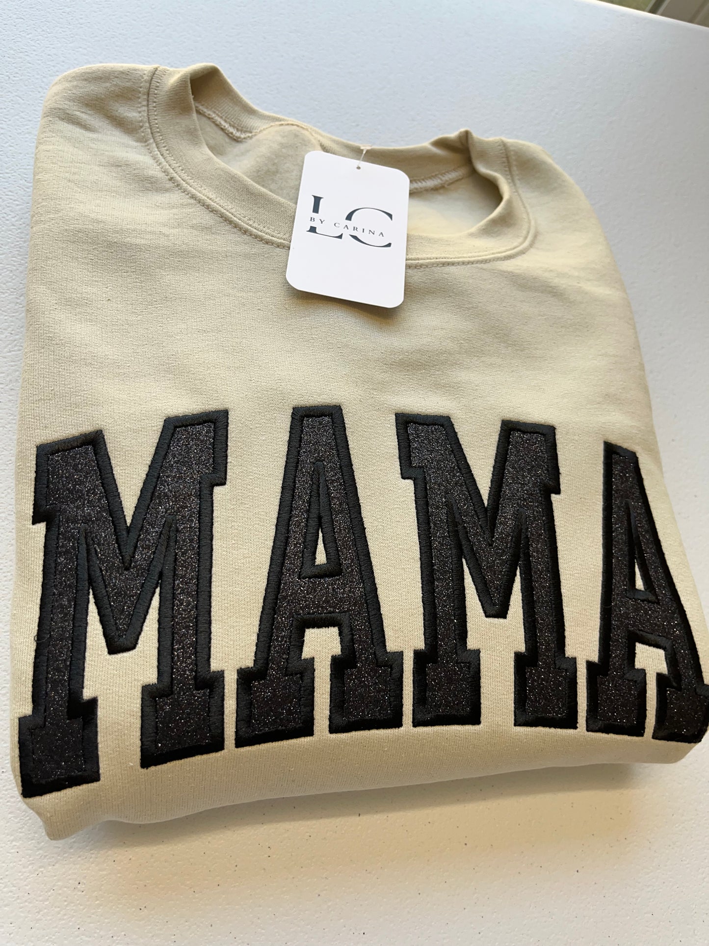 Black Glitter Sand Sweater