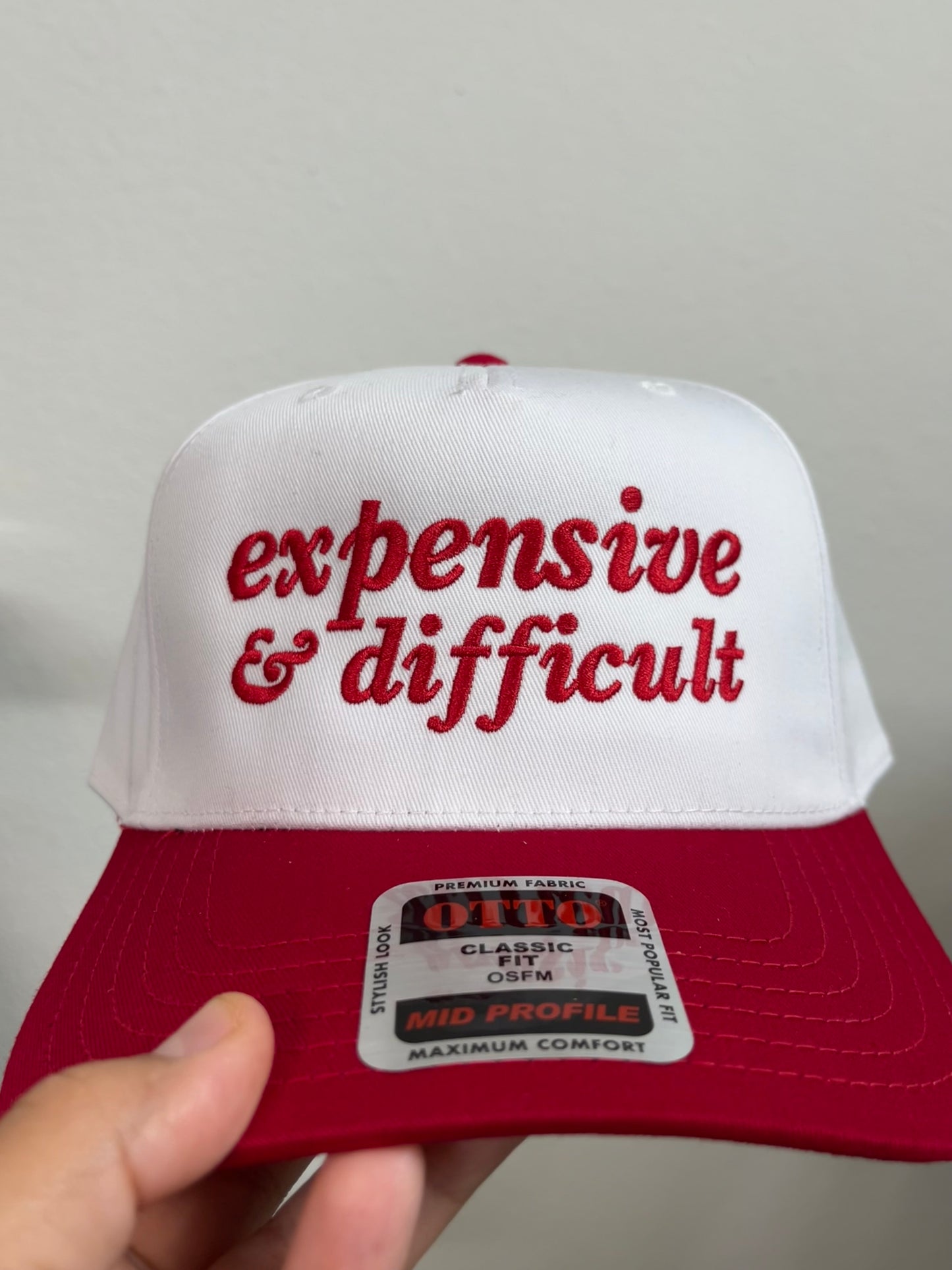 Expensive and Difficult Embroidered Hat