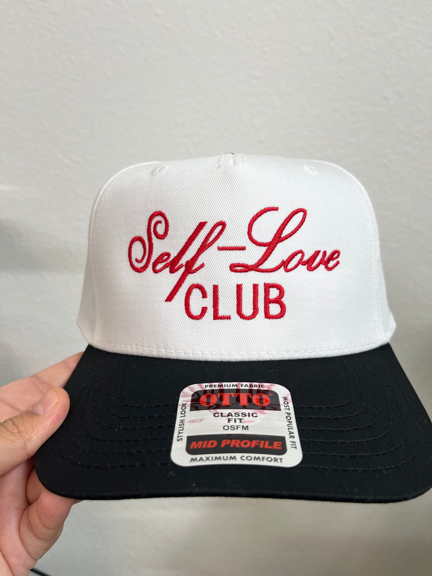 Self-Love Club Embroidered Hat