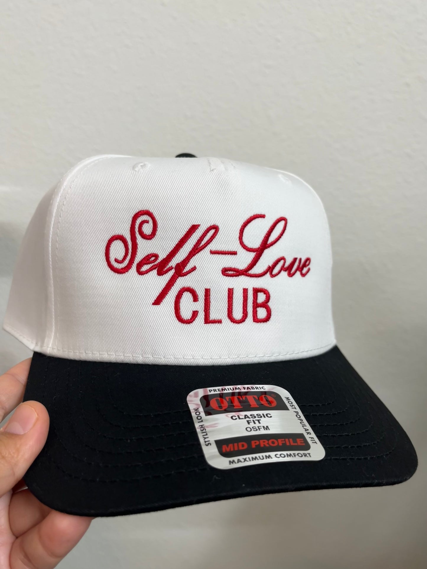 Self-Love Club Embroidered Hat