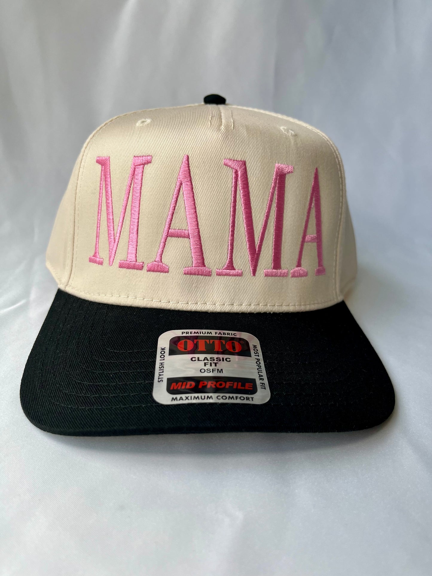 Pink & Black MAMA Hat