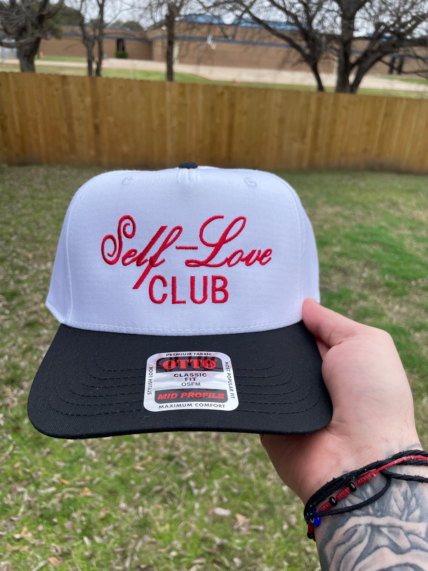 Self-Love Club Embroidered Hat