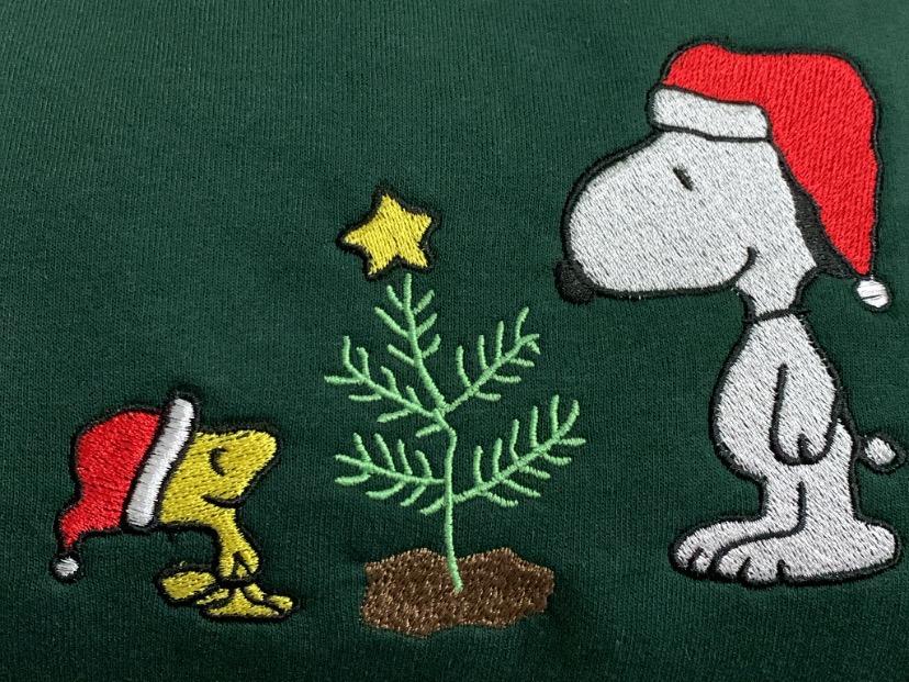 Snoopy Holiday Embroidered Sweatshirt