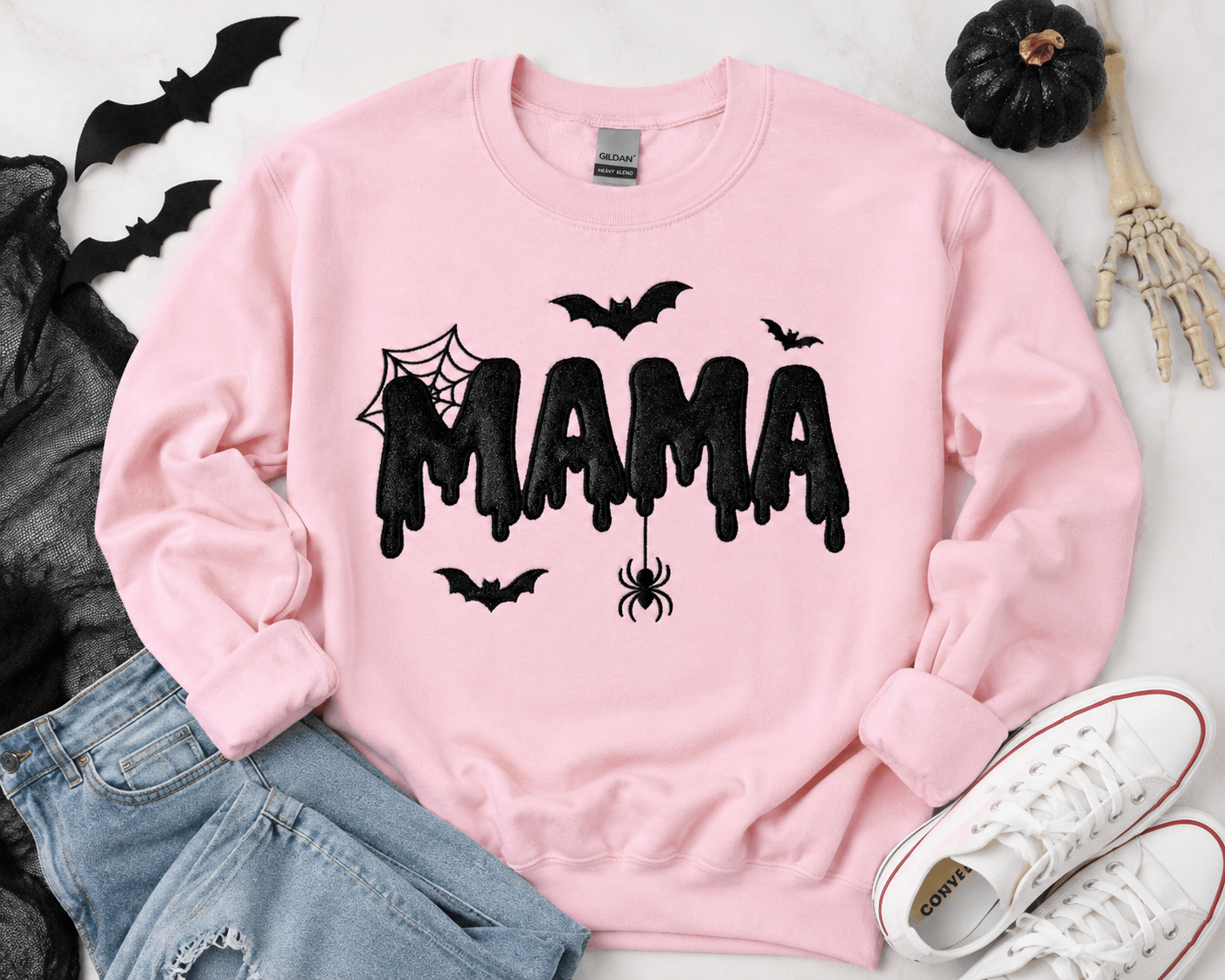 MAMA & Mini Halloween Sweatshirts – Matching Spooky Season Crewnecks