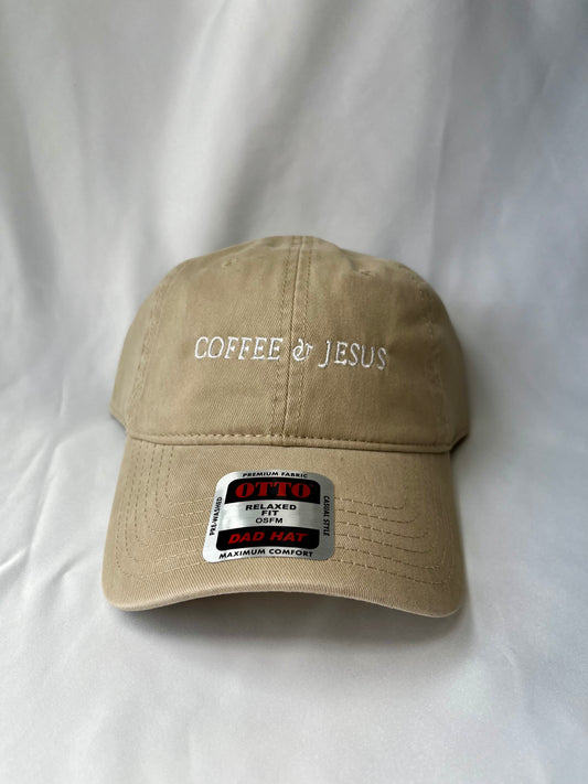 Coffee & Jesus dad hat