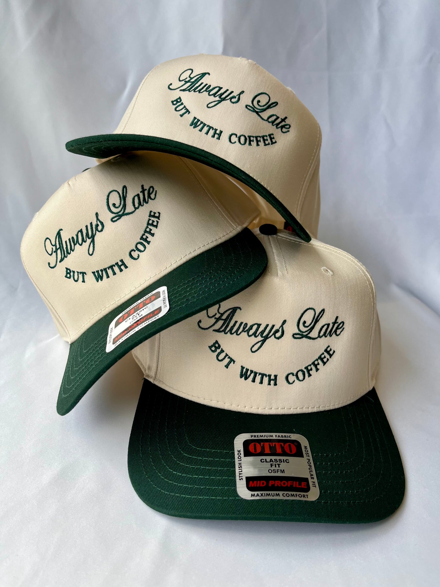 Always Late but with coffee Hat