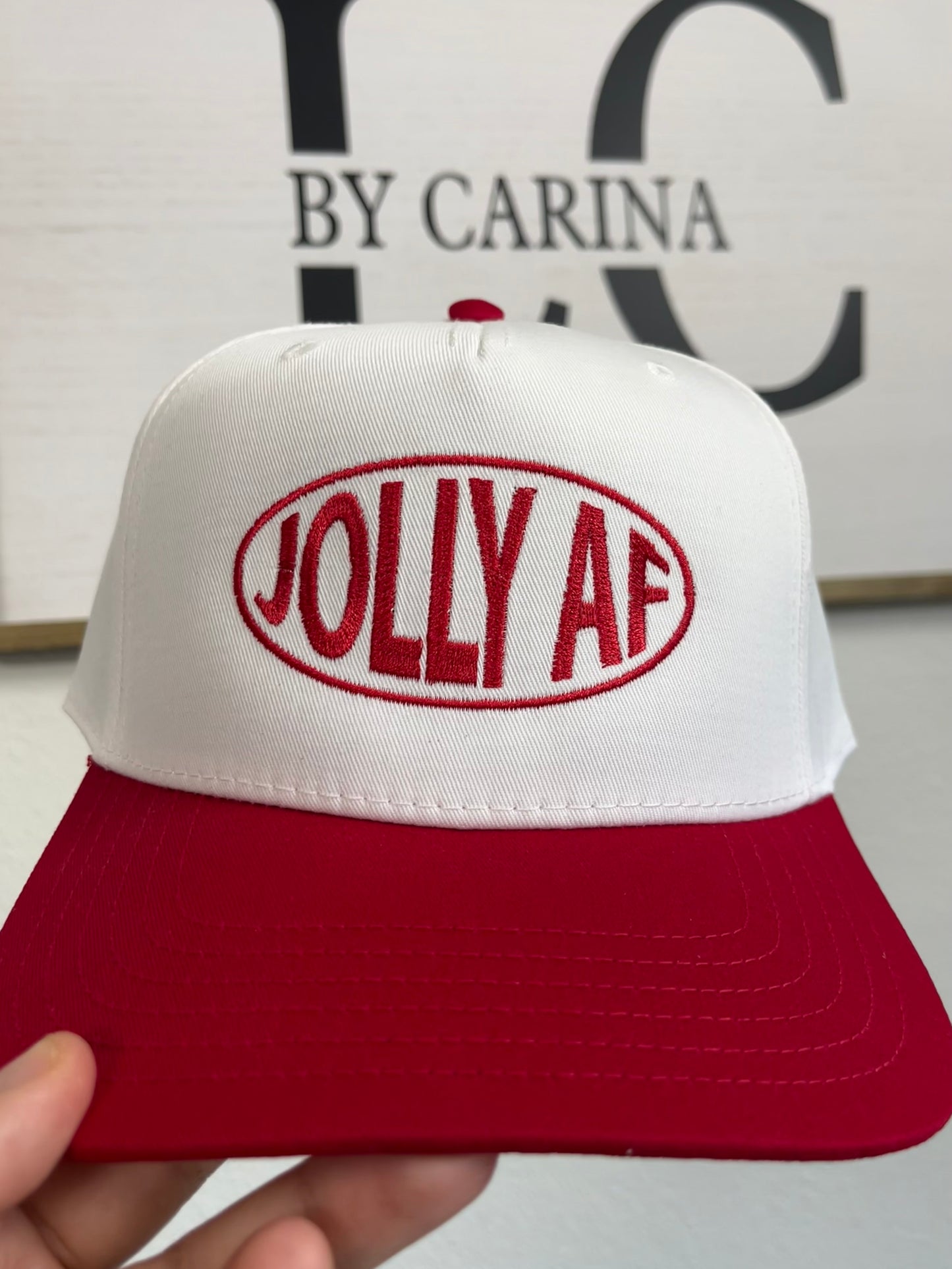 “JOLLY AF” Trucker Hats