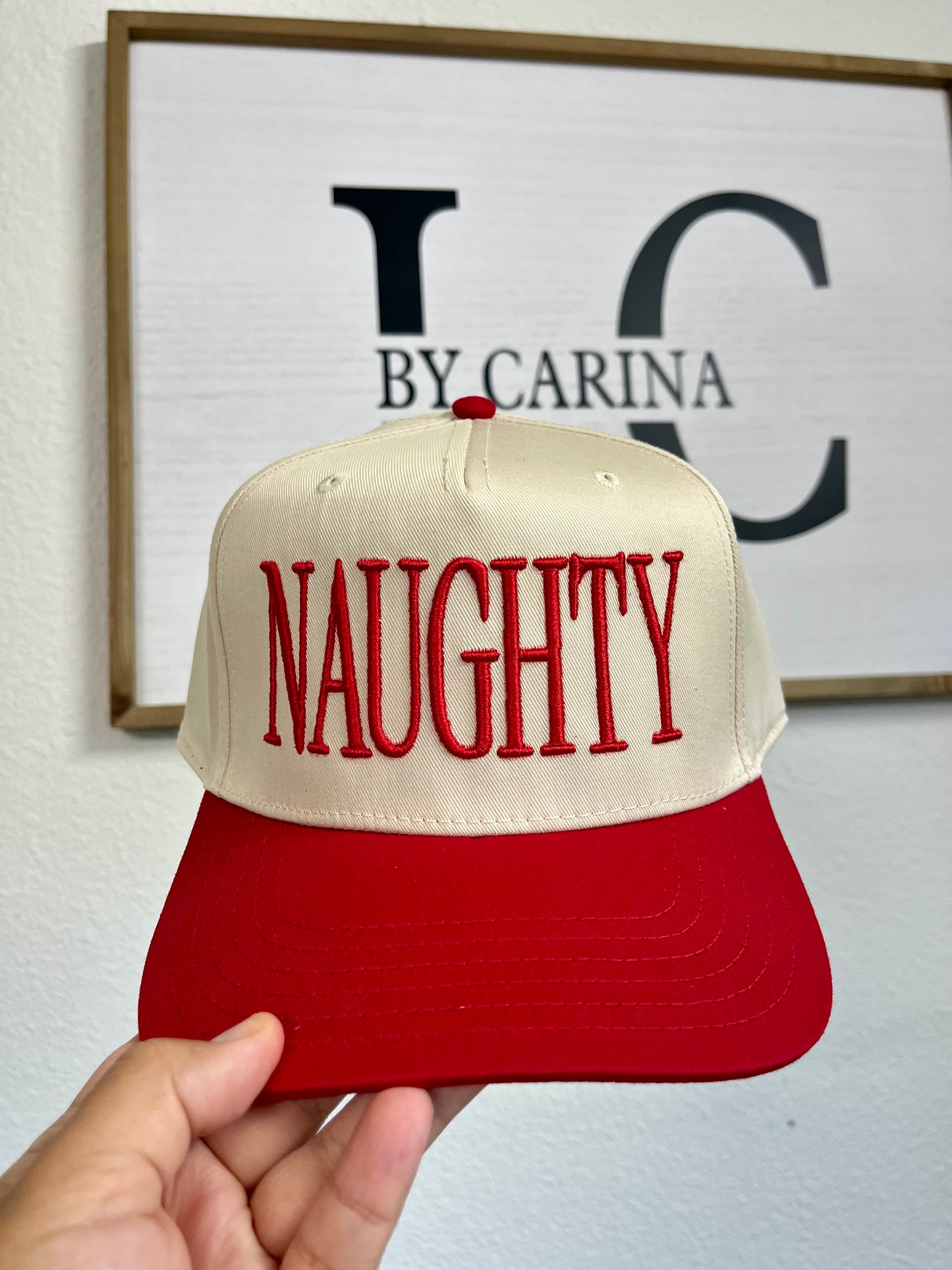 Naughty & Nice Trucker Hats