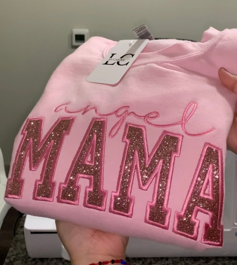 Angel MAMA Embroidered Shirt/Sweater