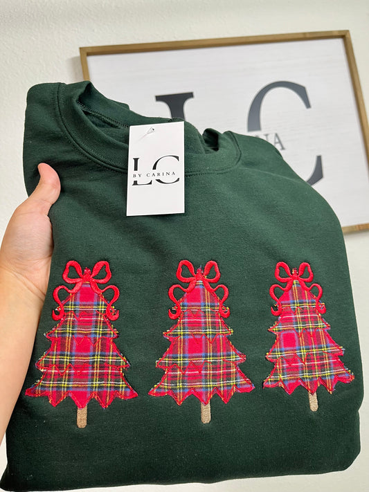 Plaid Christmas Tree Sweatshirt