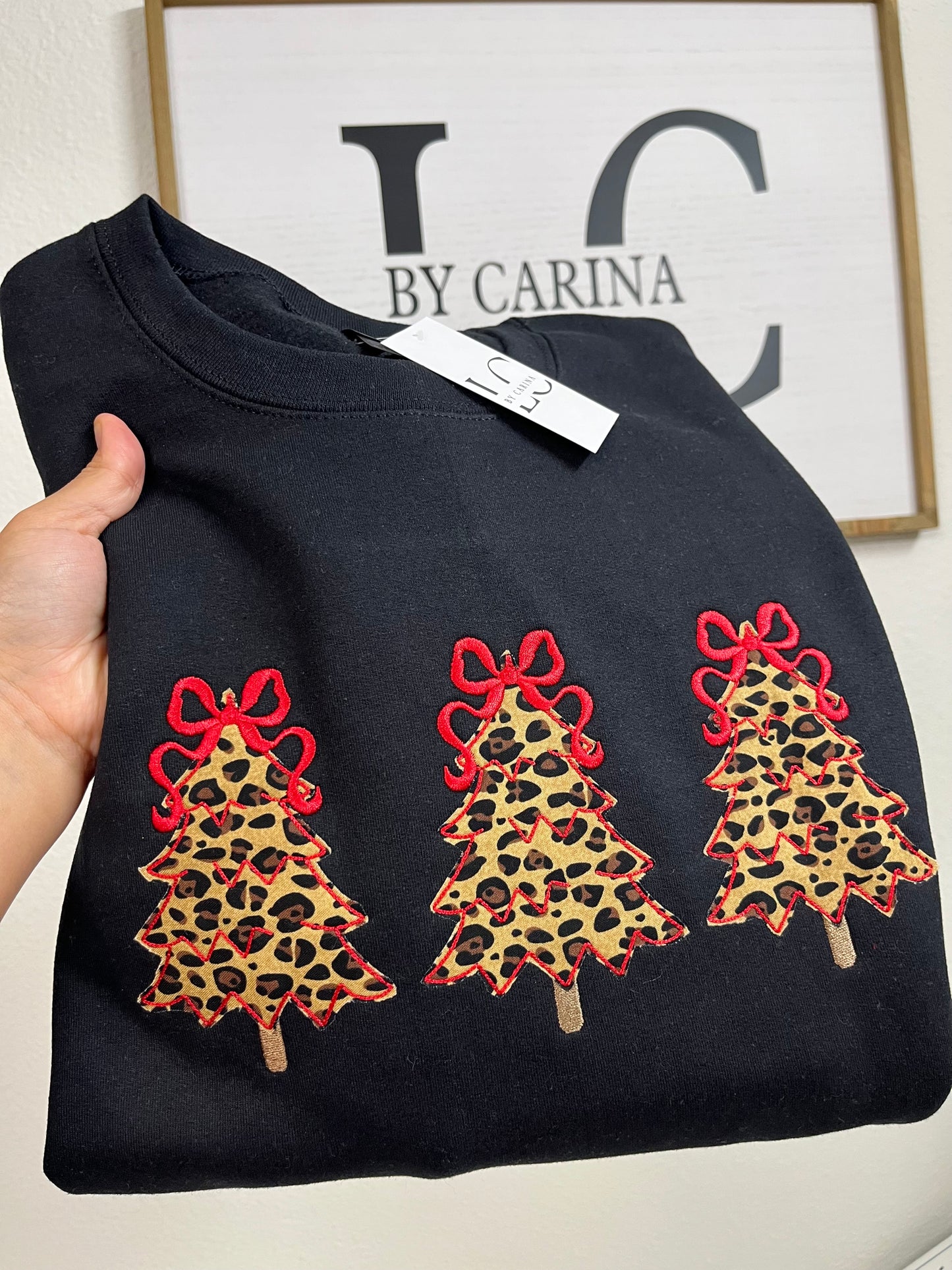 Leopard Christmas Tree Sweatshirt