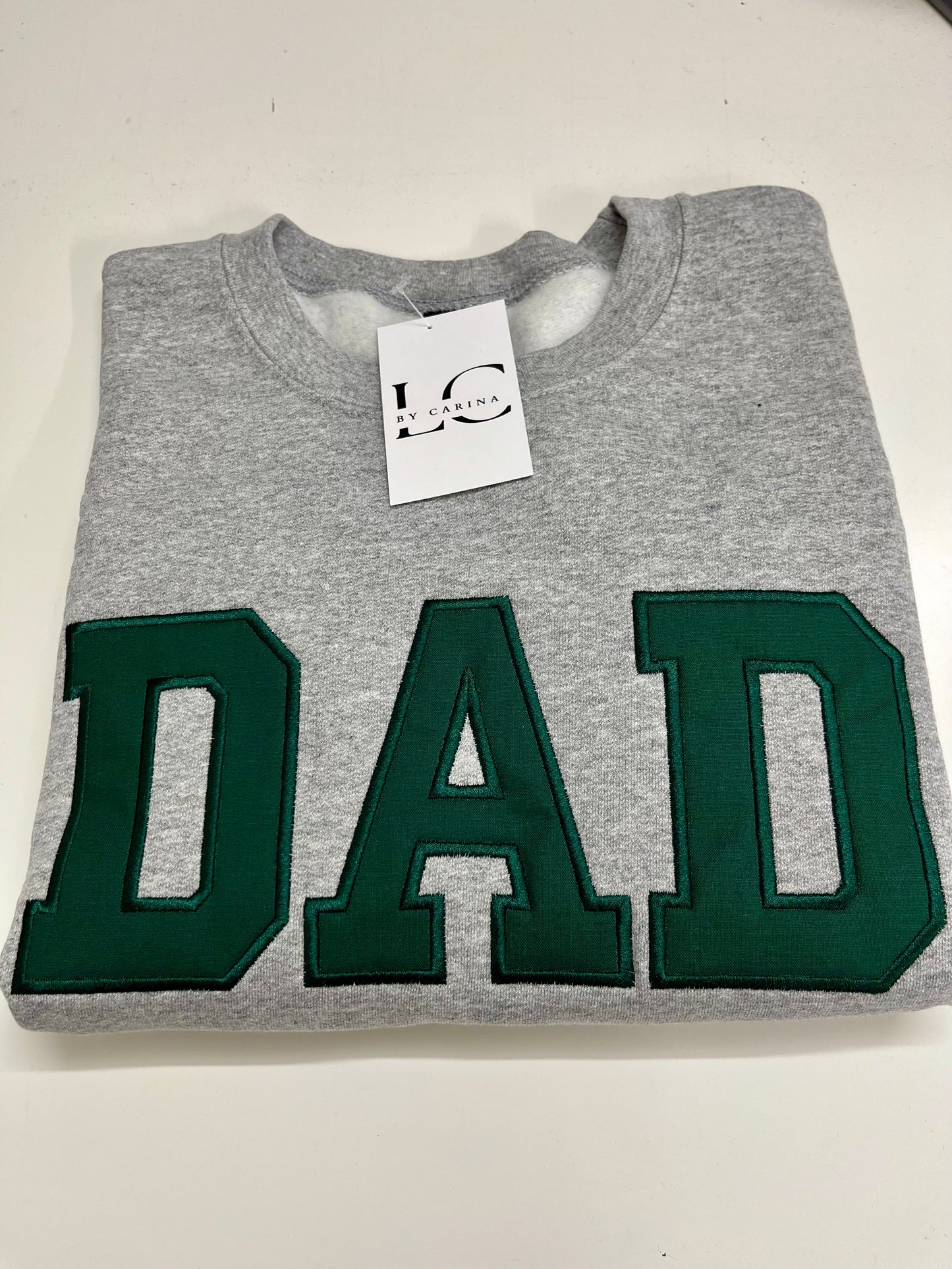 Dad Applique Embroidered Sweatshirt