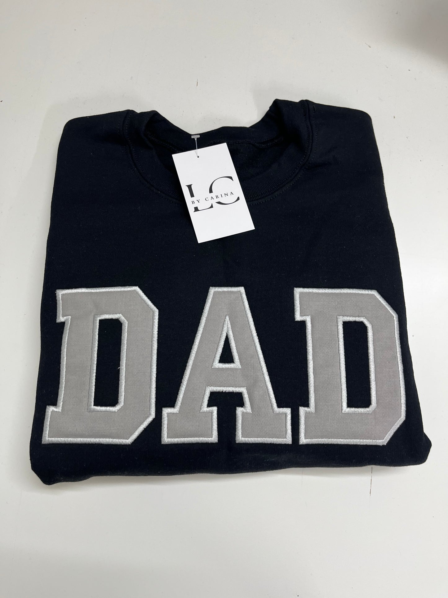 Dad Applique Embroidered Sweatshirt
