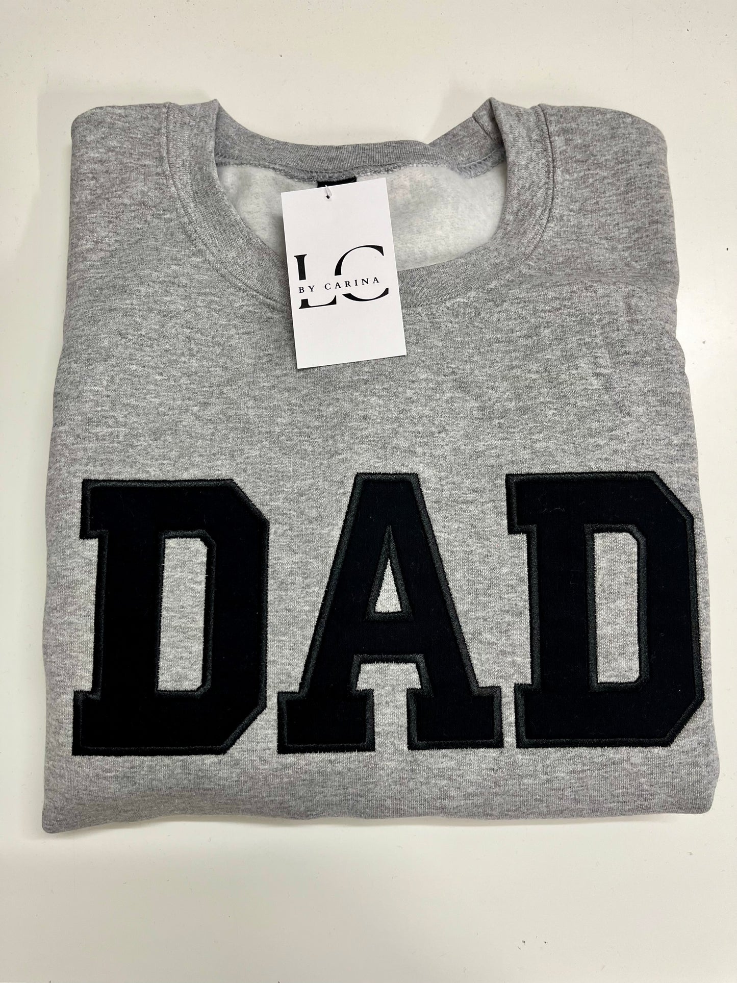 Dad Applique Embroidered Sweatshirt