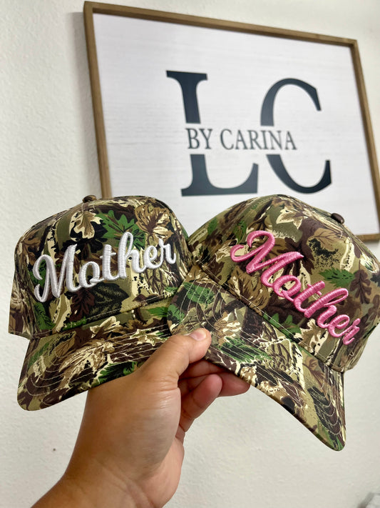 Mother Puff Embroidered Hat