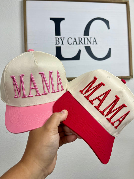 "MAMA" 3D Puff Embroidered Hat