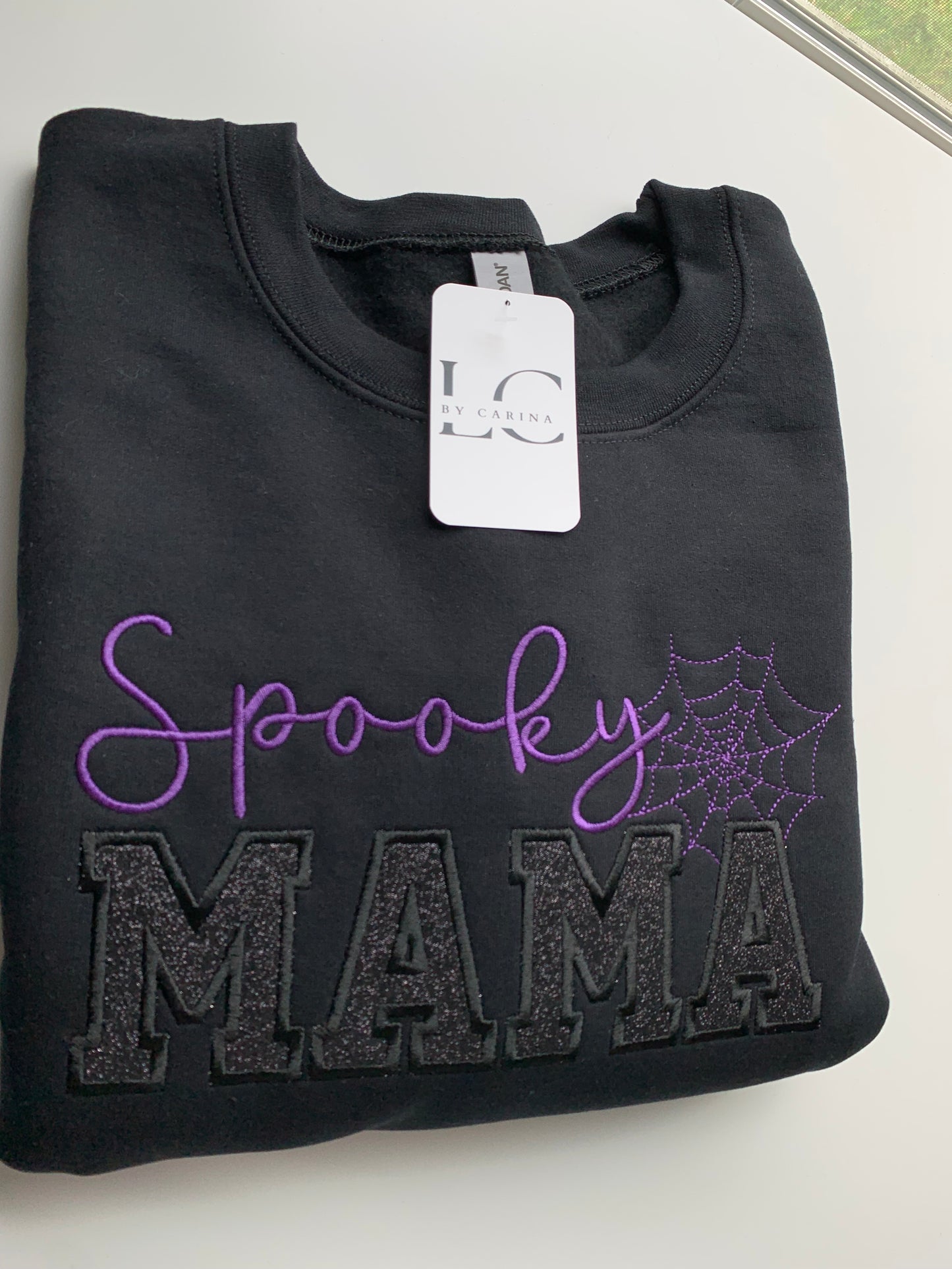 Spooky Mama Embroidered Sweatshirt