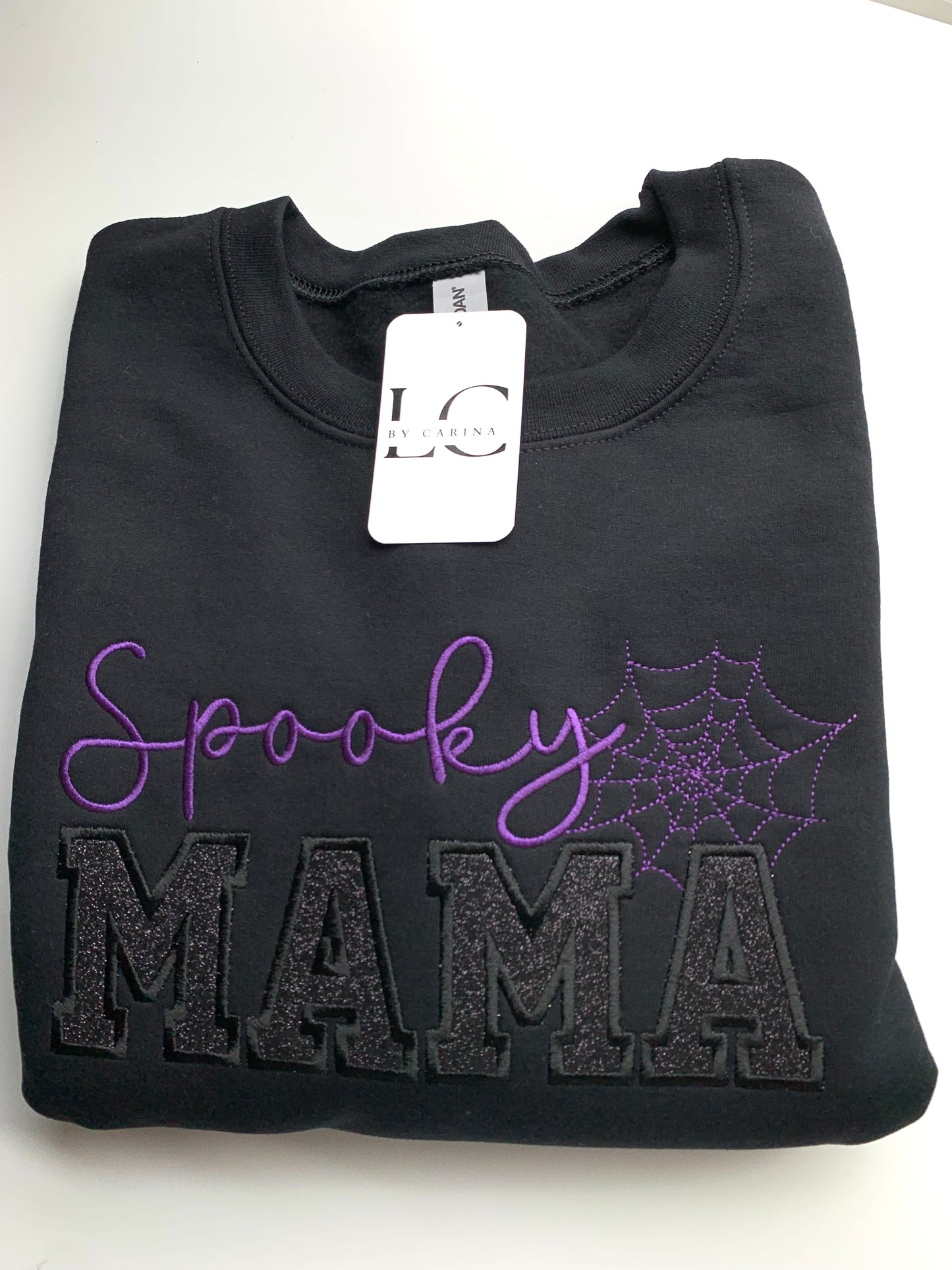 Spooky Mama Embroidered Sweatshirt