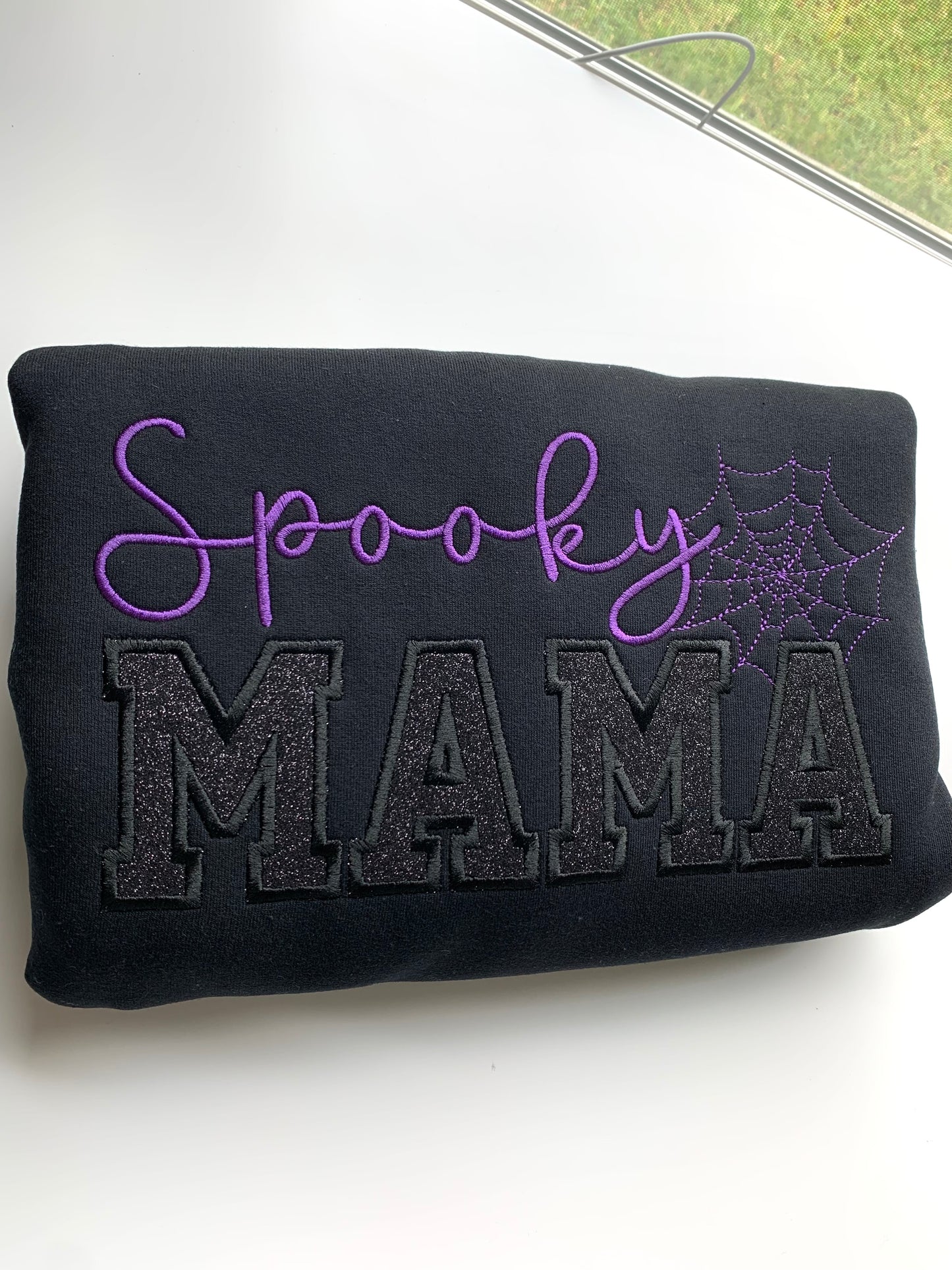 Spooky Mama Embroidered Sweatshirt