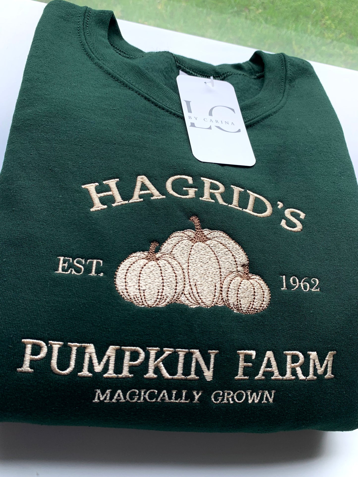 Hagrid's Pumpkin Farm Embroidered Sweatshirt