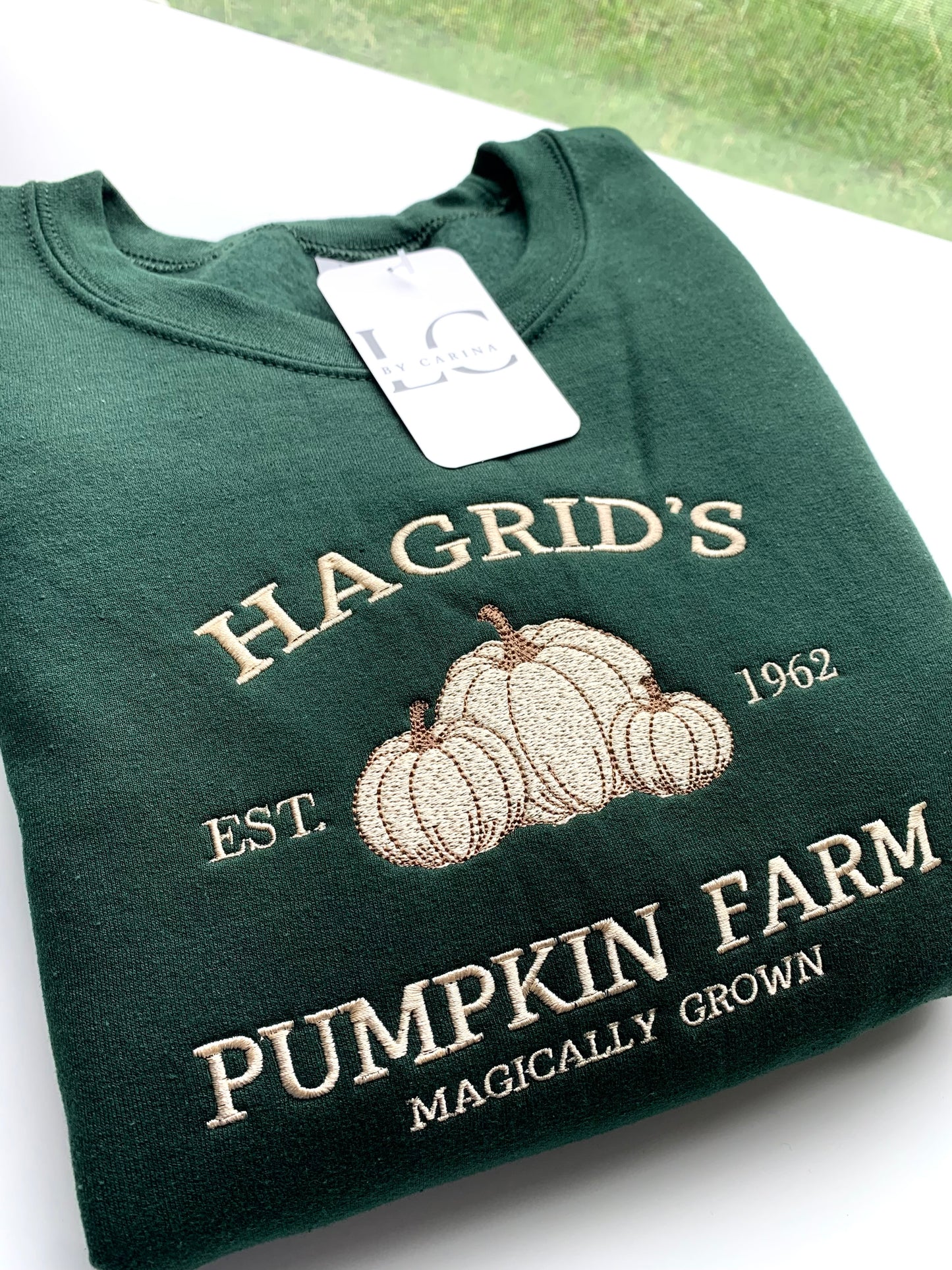 Hagrid's Pumpkin Farm Embroidered Sweatshirt