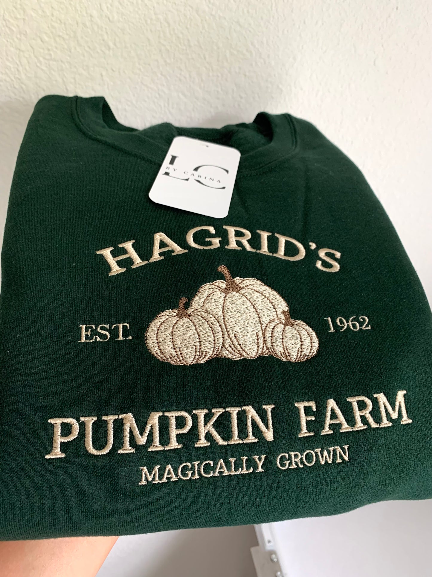 Hagrid's Pumpkin Farm Embroidered Sweatshirt