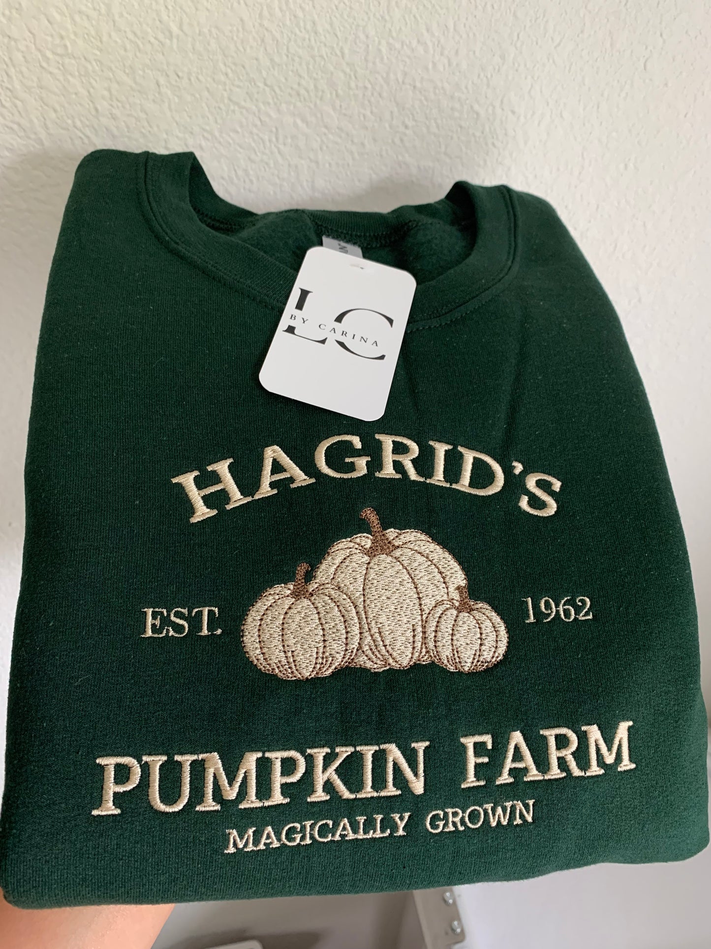 Hagrid's Pumpkin Farm Embroidered Sweatshirt